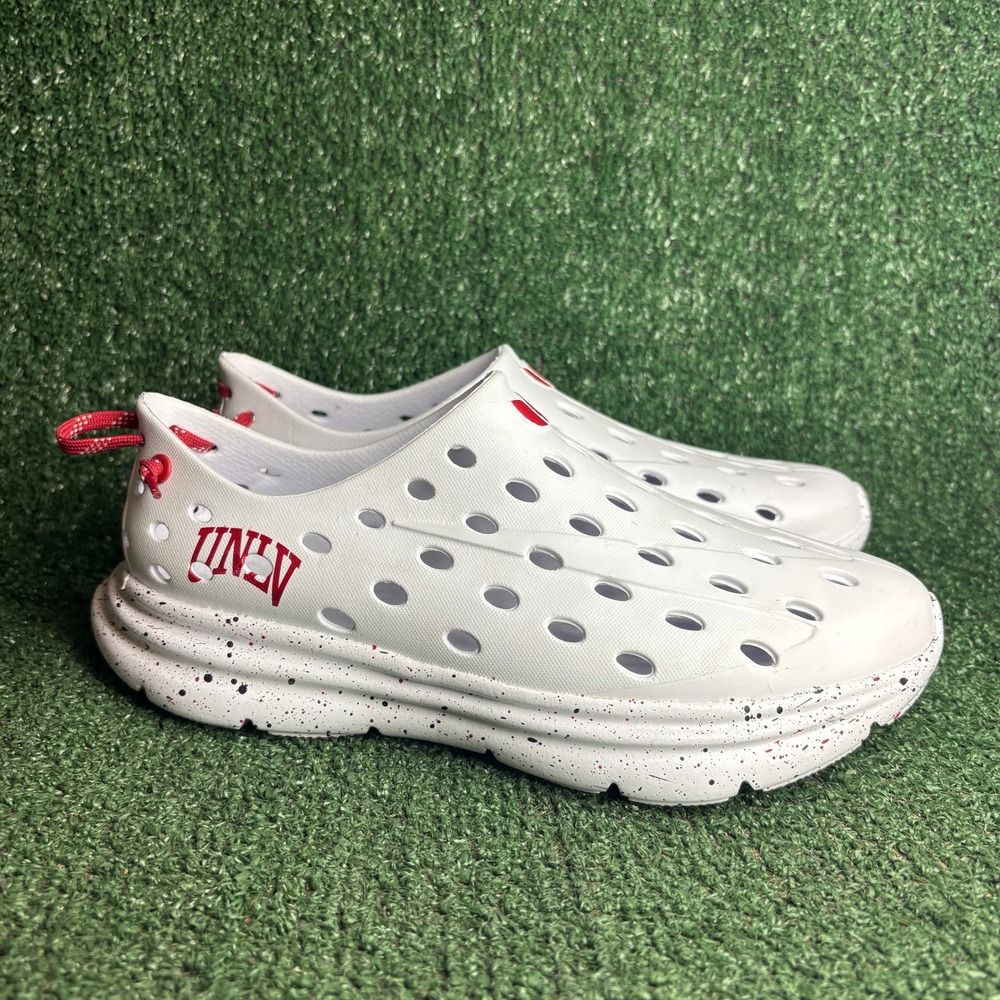 NEW Kane Revive UNLV Rebels Active Recovery Speckled Shoes White Men 10 Women 12